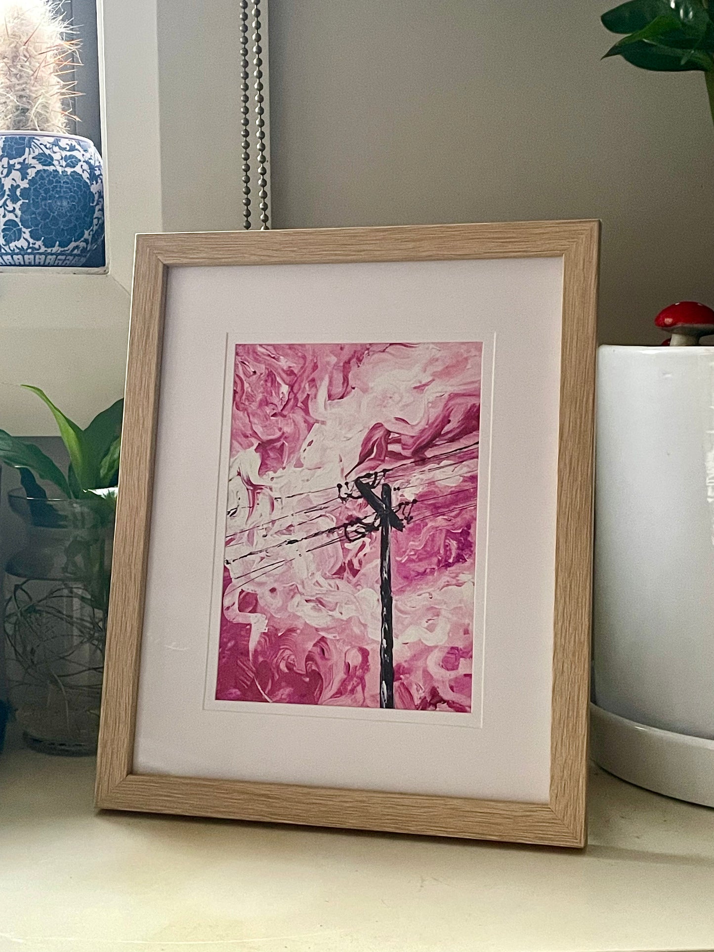'Moment of magic in pink' - Print