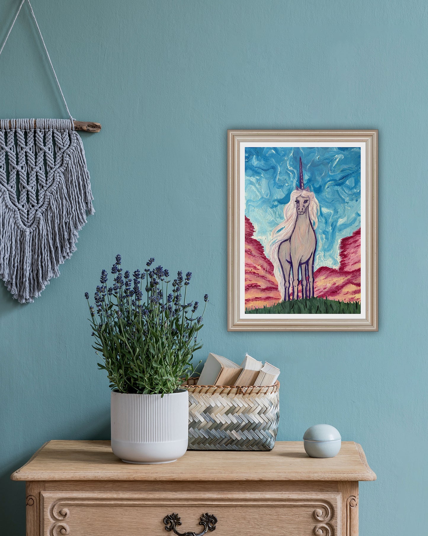 'Unicorn on the Cusp' - Print